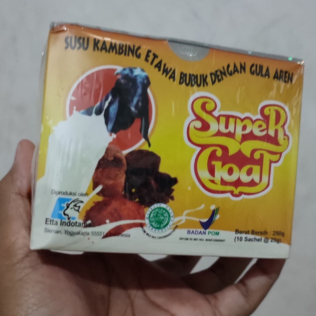 

Susu Kambing Etawa Bubuk dengan Gula Aren, Super Goat