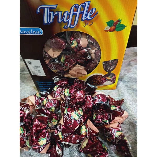 Coklat Turki Truffle Elvan dus 1,8 kg Amand a Sampiyon Sweet love Grosir Jakarta