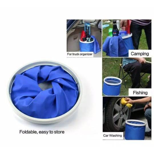 Ember Lipat Portable Multifungsi /  Ember pancing/Ember cuci mobil dan motor 9 Liter