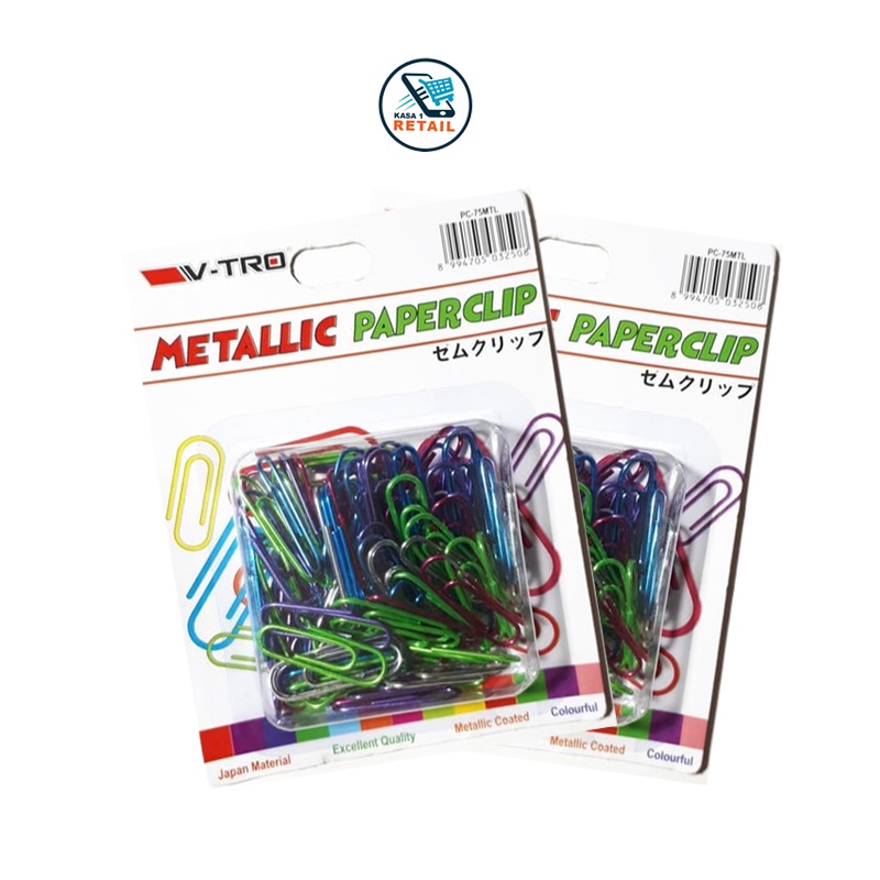 

1 Pack Klip Kertas / Metalic Paperclip