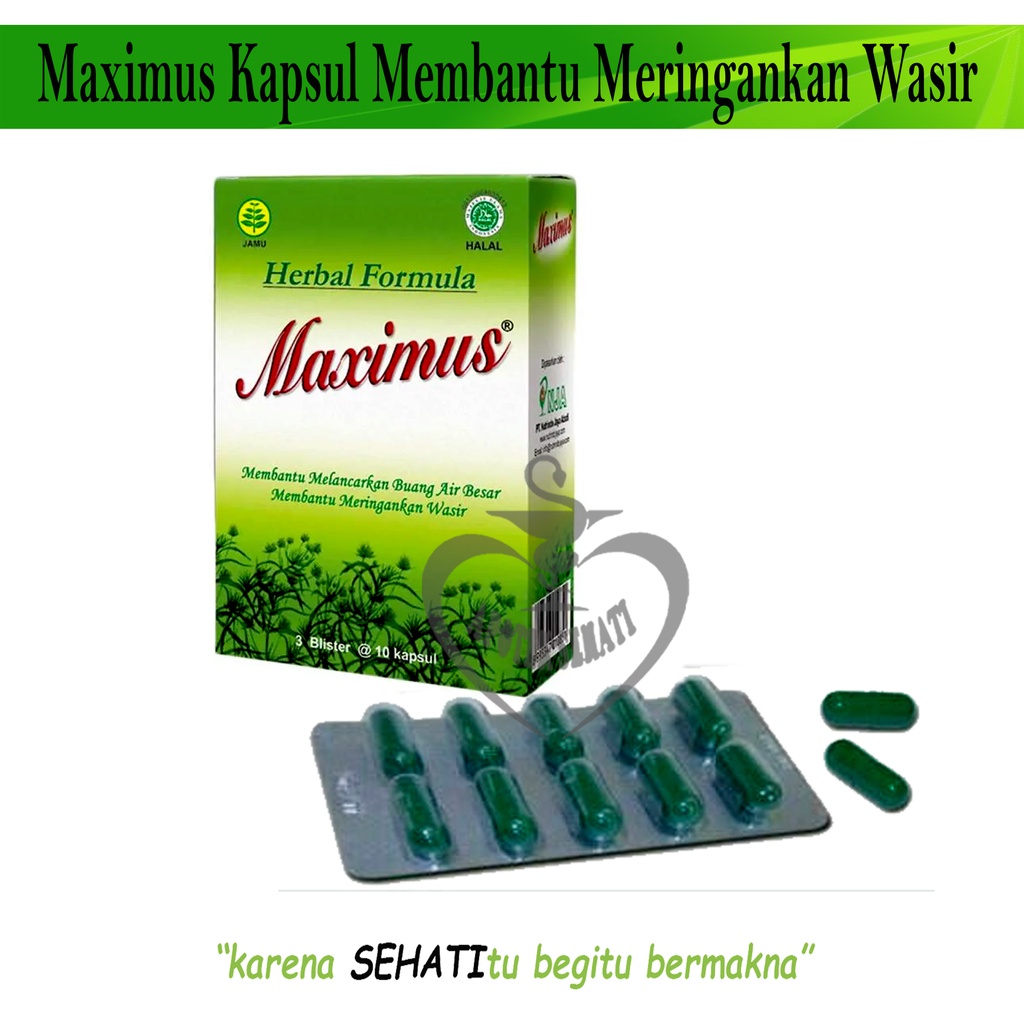 Maximus Dietary Kapsul Herbal Pelangsing Diet Alami