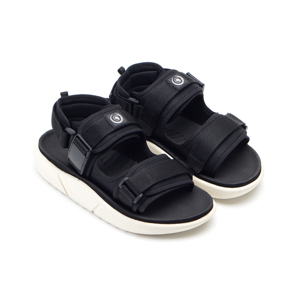 COSTA BLACK ORIGINAL x GREATA Sandal Casual Hitam Pria Sendal Gunung Kasual Jalan Santai Harian Main Hangout Lebaran Fashion Distro Remaja Traveling Outdoor Premium Travelling Footwear Ban Tali 2 Strap Big Size Jumbo Ukuran Besar 44 Keren Terbaru Kekinian