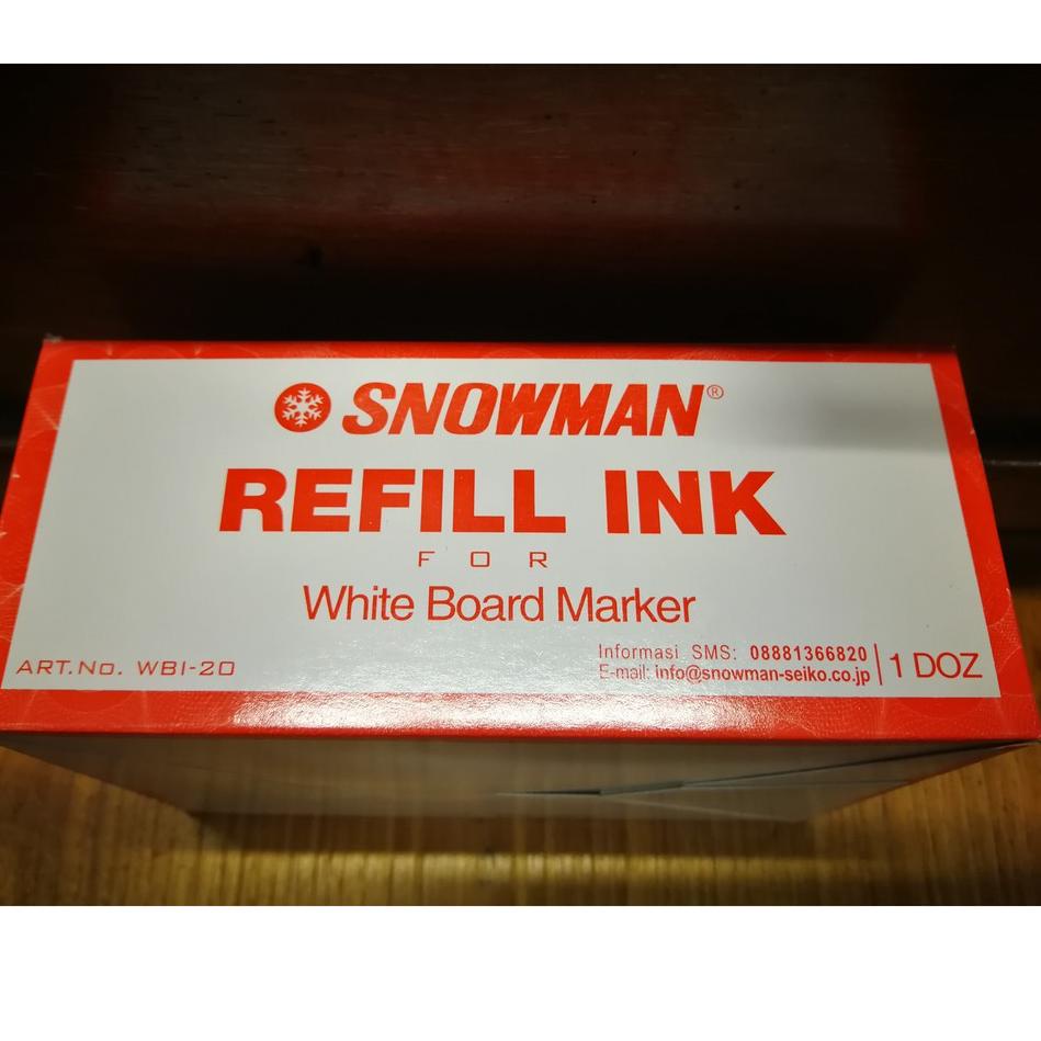 

[KODE PRODUK HSBBV6657] REFILL/ ISI ULANG TINTA WHITEBOARD SNOWMAN