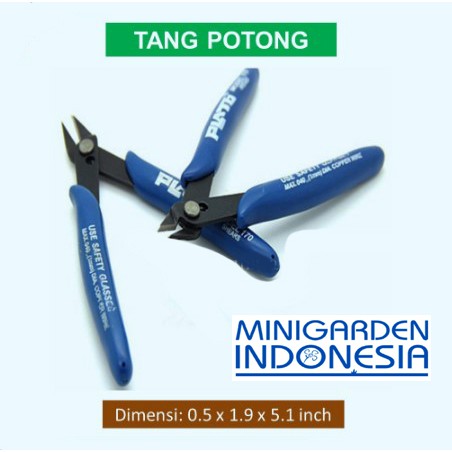 TANG PLATO tang potong kawat AB002 biru tua kecil gunting coil