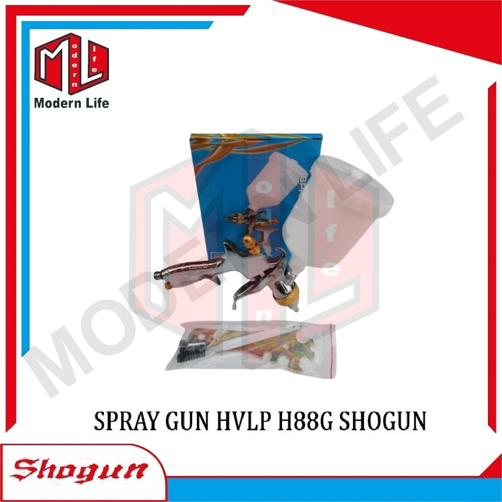 Spray Gun HVLP Alat Semprot Cat Low Pressure SHOGUN NRT-PRO H88G H77G