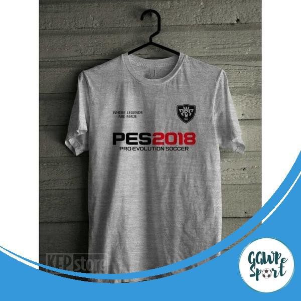 Kaos Distro Premium Pes 2018 Baju Distro Game Gaming Cowok Katun Combed 30S Kualitas Terbaik