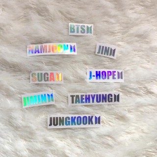 Produk Ori kstuffind BTS  STICKER HOLOGRAM  STIKER  