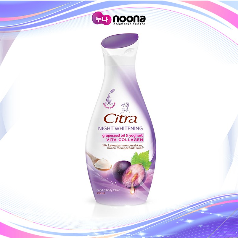 CITRA NIGHT COLLAGEN GLOW HAND &amp; BODY LOTION 230ML