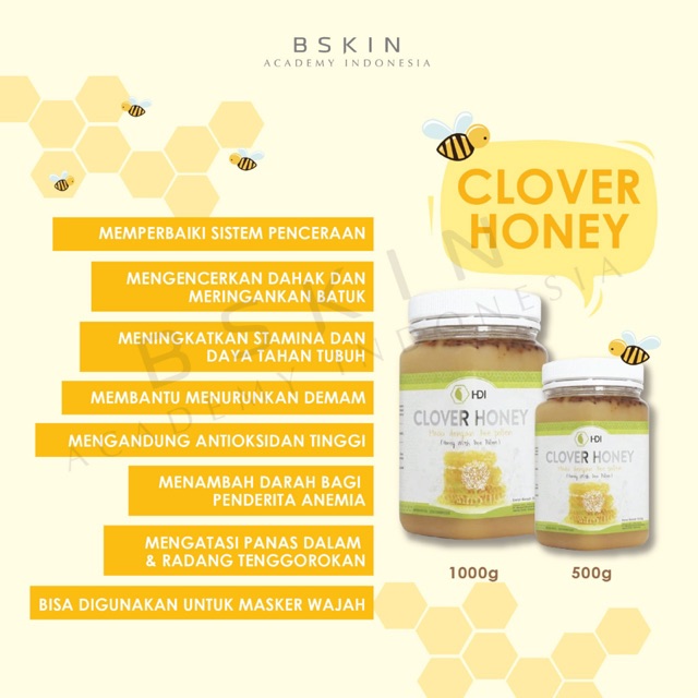 PROMO - 500gr HDI Clover Honey