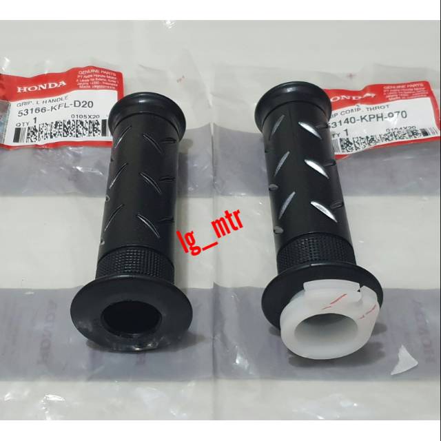 HANDGRIP GRIP SELONGSONG GAS KANAN DAN KIRI KARISMA - CBR 150 R CBU - REVO 100 - SUPRA X 125 BATMAN
