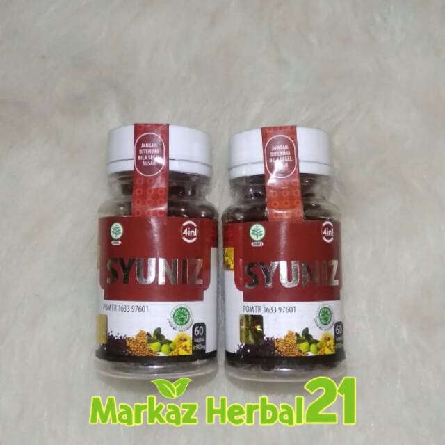 SYUNIZ 4in1 isi 60kapsul habbatussauda zaitun propolis hulbah