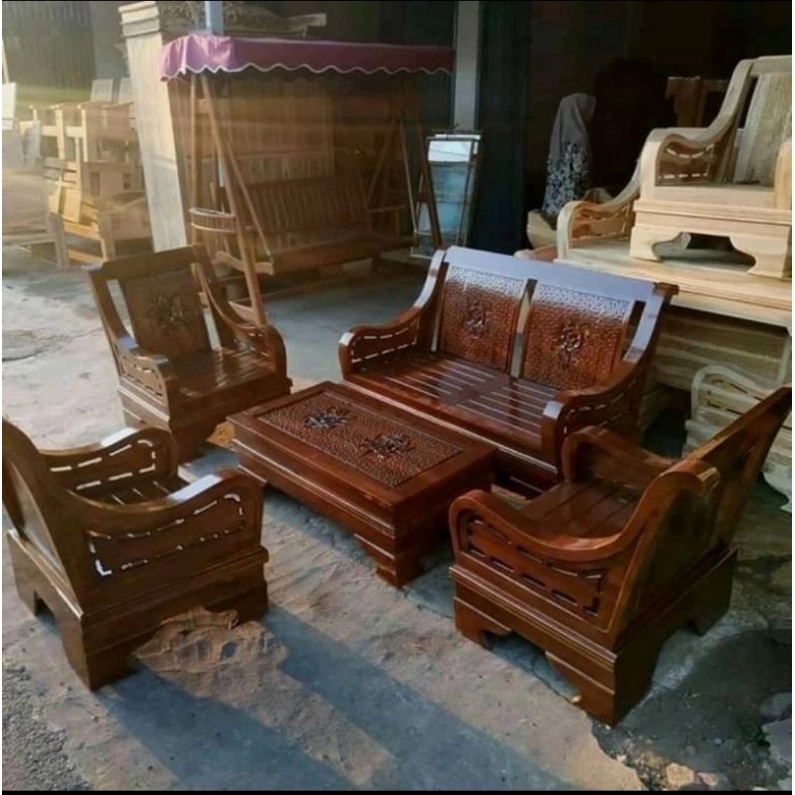 kursi tamu kayu jati berkualitas 2111