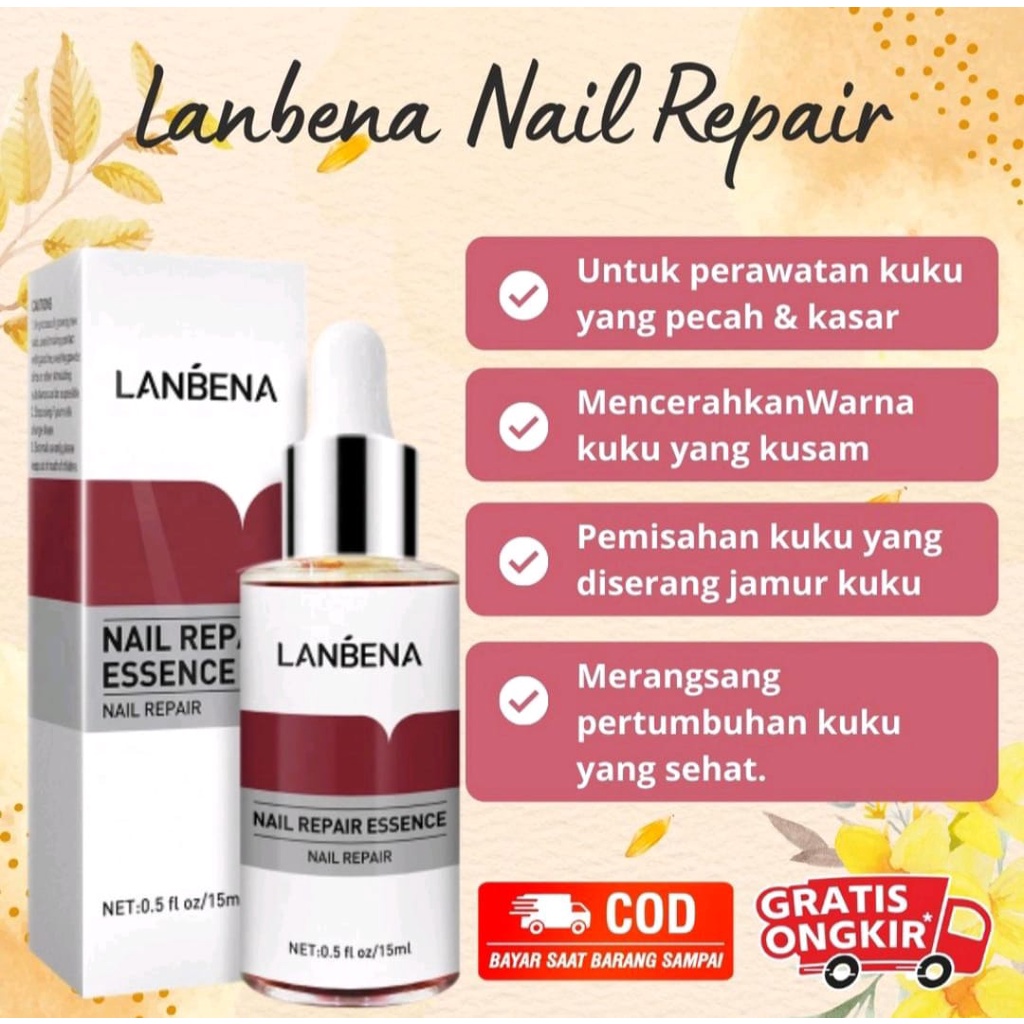 Ready LANBENA Serum Jamur Kuku Original Minyak Esensi Menghilangkan Jamur Kuku