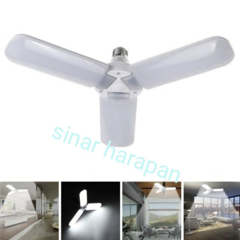 Lampu led 3baling 45watt e27 / ceiling fan light bulb night lampu