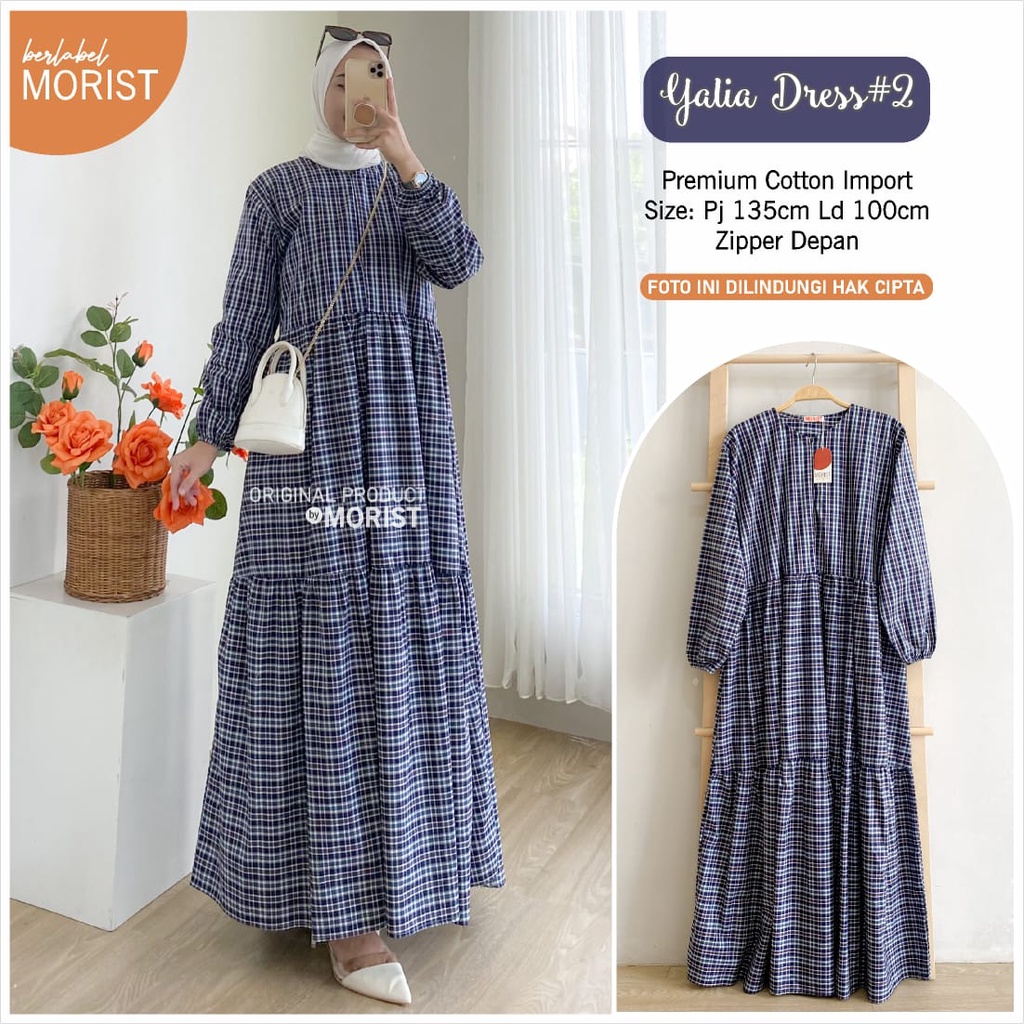 Yalia #2 Dress Gamis original Morist Berlabel