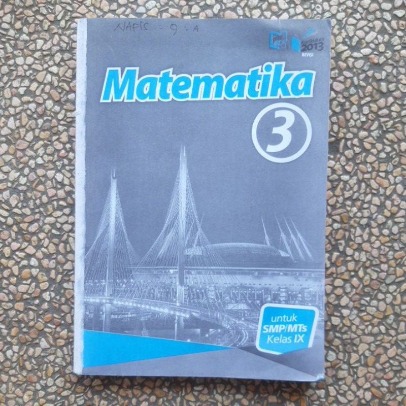 buku Matematika Smp Kelas 7.8.9 revisi kurikulum 13. Erlangga-Mat 9 tanpa sampul