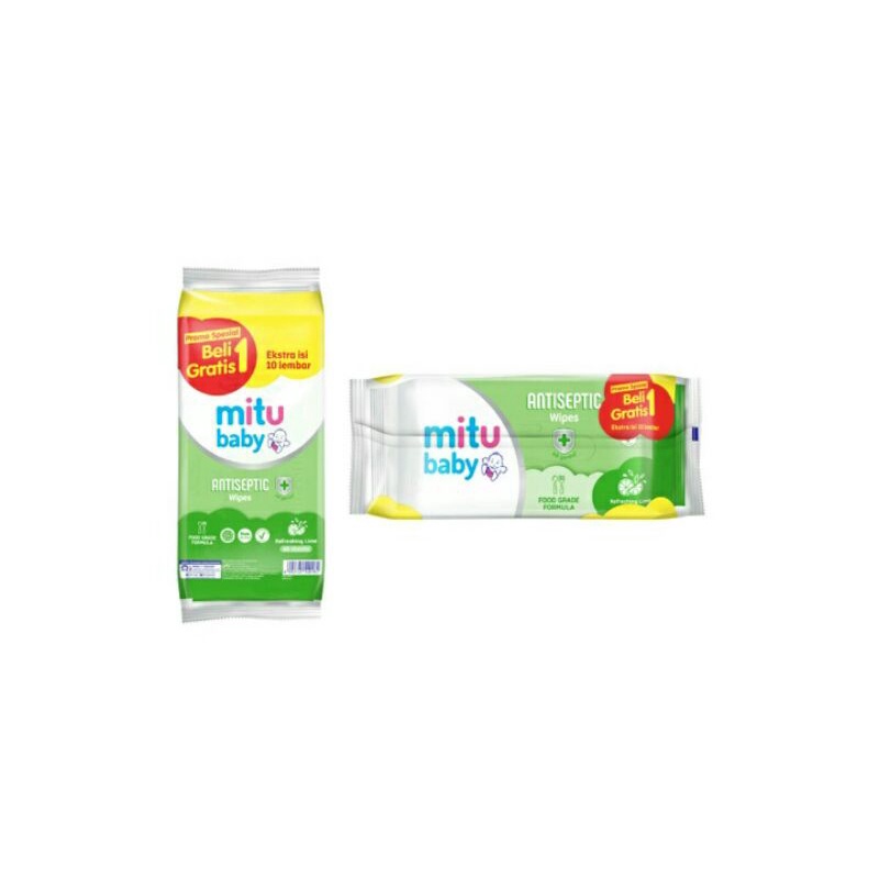 Mitu Baby Soft Care Wipes Antiseptic2X45's