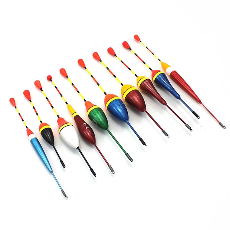 Set Pelampung Pancing 10 Warna Untuk Memancing