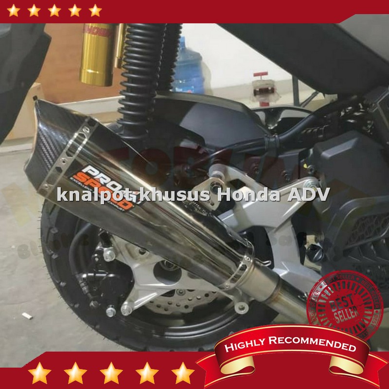 Jual Knalpot Prospeed Honda ADV 150 ADV150 Shark Black Series Fullsystem