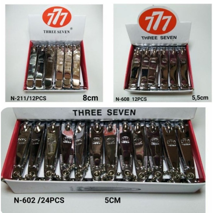 Gunting Kuku 777 Ukuran Kecil Sedang Besar Nail Clipper Tajam Stainless