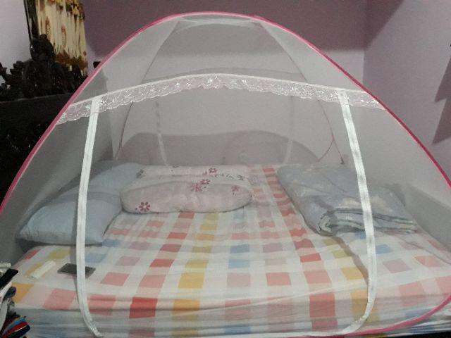 Merk Golden Bed Canopy (200x200) Tipe Deluxe Kelambu Lipat Modern,kelambu Nyamuk Dewasa