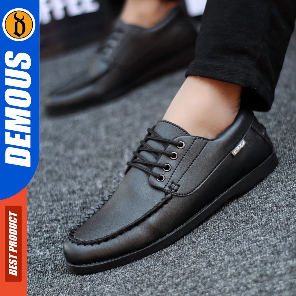 DEMOUS Monzo - Sepatu Formal Pria Pantofel