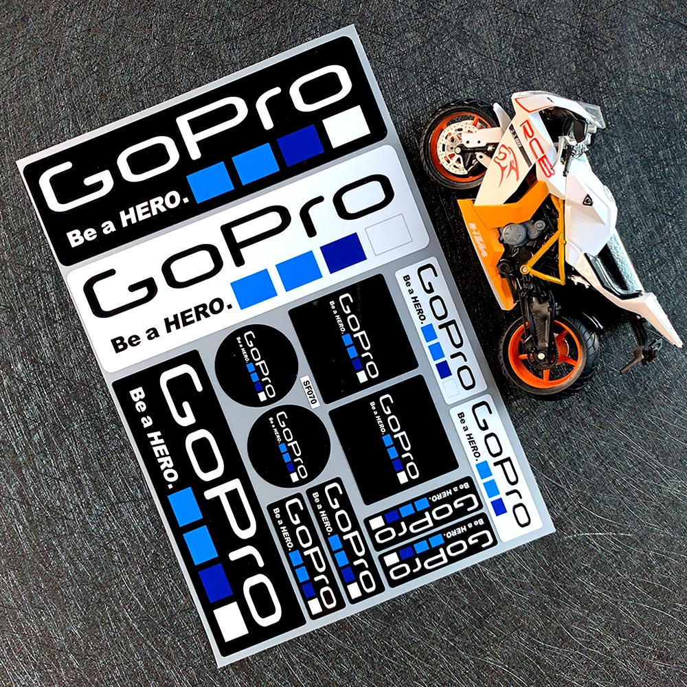 GOPRO Hero Stiker reflektif Olahraga ekstrim sepeda motor motocross Fotografi Stiker Dekoratif yang Dimodifikasi Stiker Untuk YAMAHA
