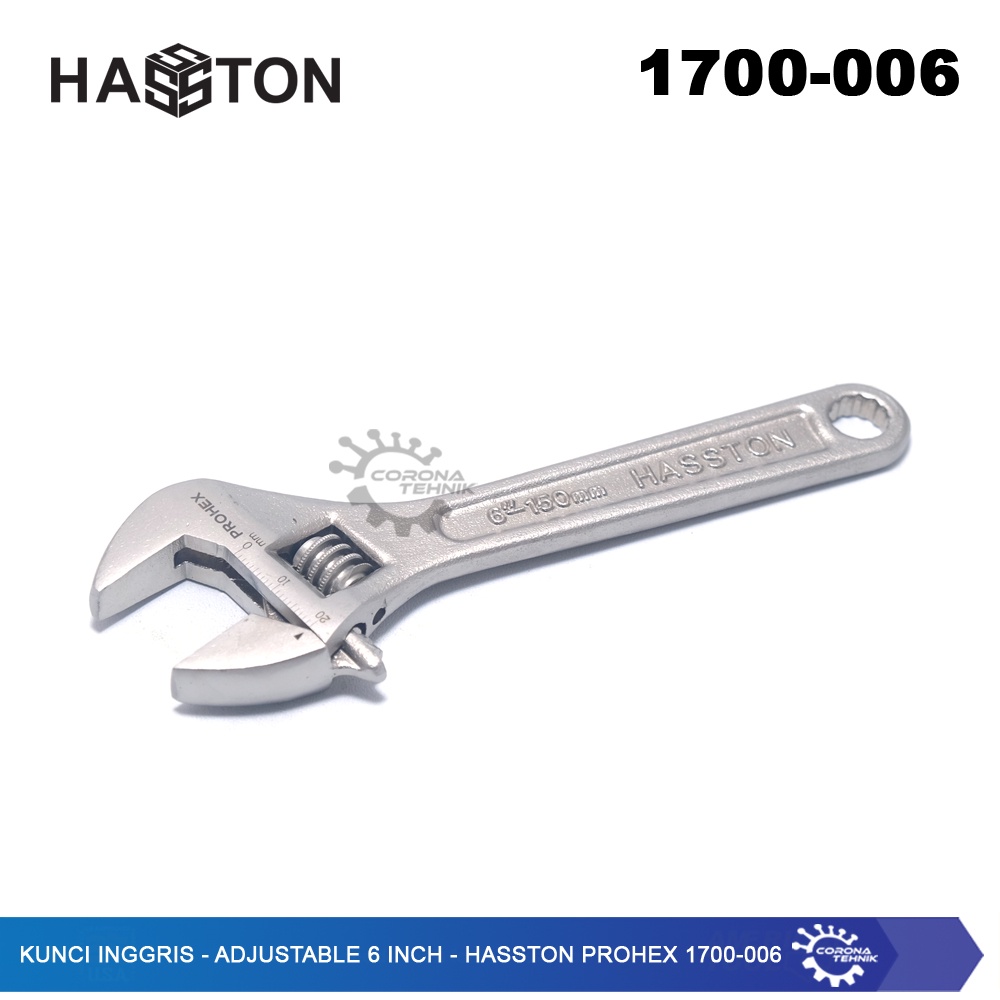Hasston Prohex 1700-006 - Kunci Inggris - Adjustable 6 Inch