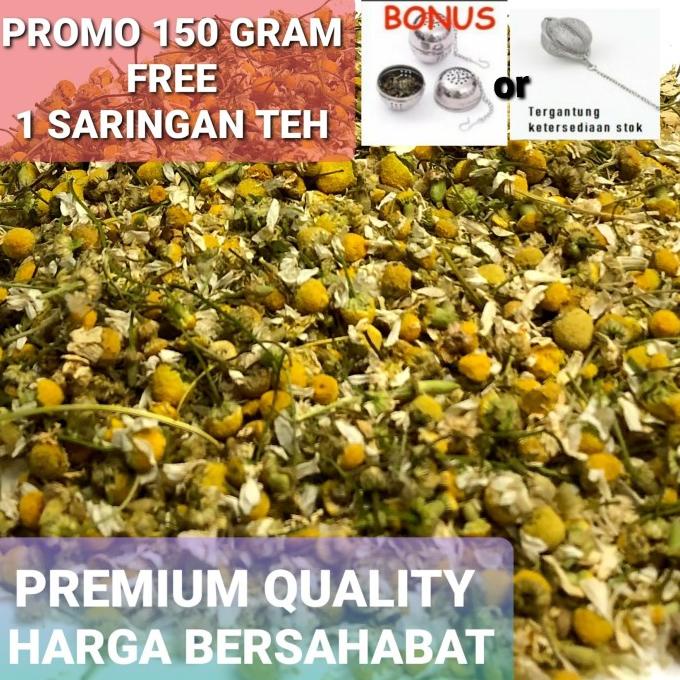 

[ COD ] Bunga Teh Chamomile premium (import) teh detox 50g HEMAT Kode 461
