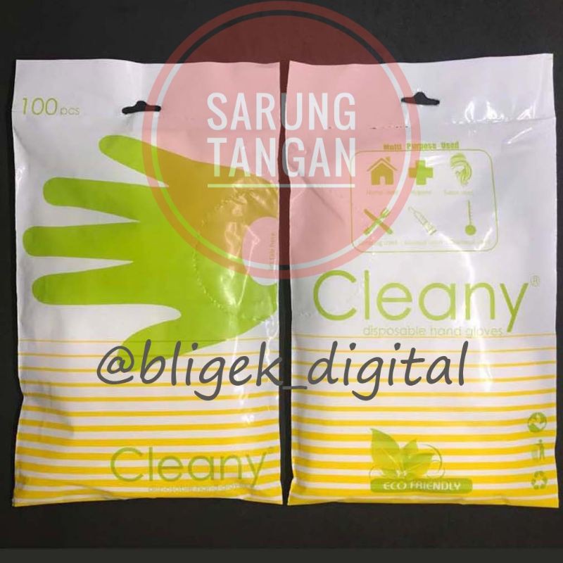 Sarung Tangan Plastik CLEANY