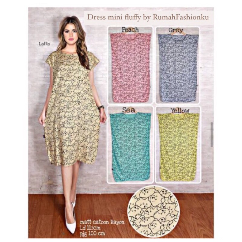 daster mini bali matt katun rayon✨
