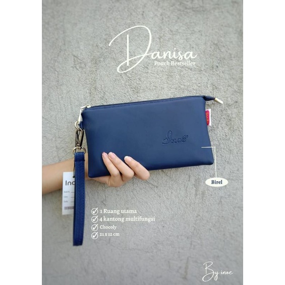 DOMPET FLIP DANISA CHOCOLY / KULIT SINTETIS SNOW POUCH DOMPET BY INOE ORI