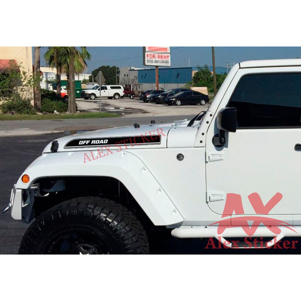 STICKER STIKER MOBIL STIKER MOBIL SUZUKI JIMNY KATANA JEEP RUBICON LIST OFF ROAD
