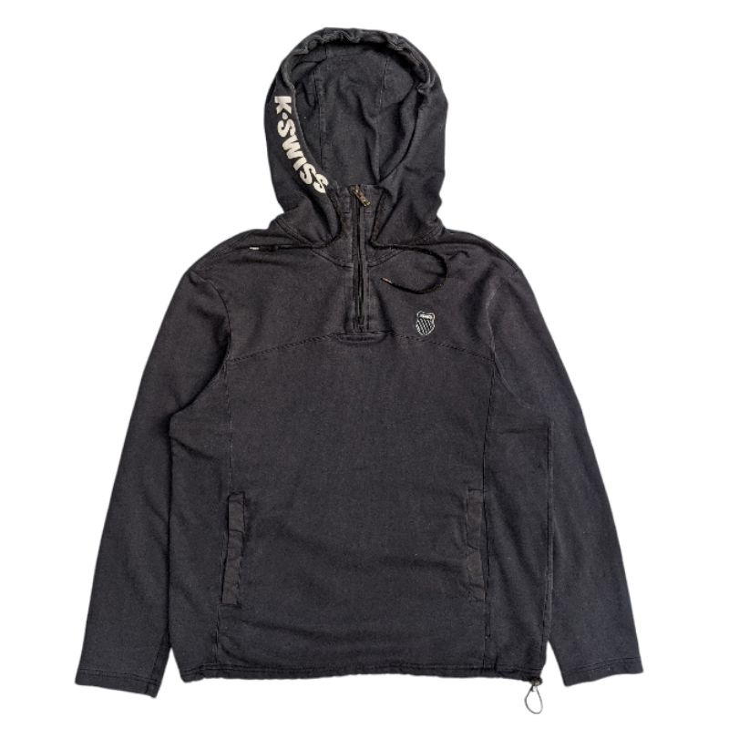 JAKET HOODIE K-SWISS PRIA WANITA ORIGINAL SECOND BRANDED BEKAS THRIFT