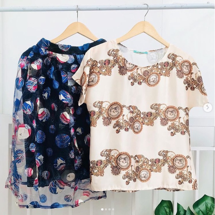 One set Mona LD baju : 100cm PJ baju : 58cm LP rok : 65cm PJ rok : 62cm