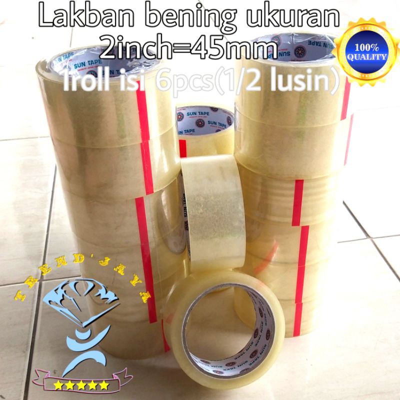 

lakban bening / lakban coklat / lakban 2 inch