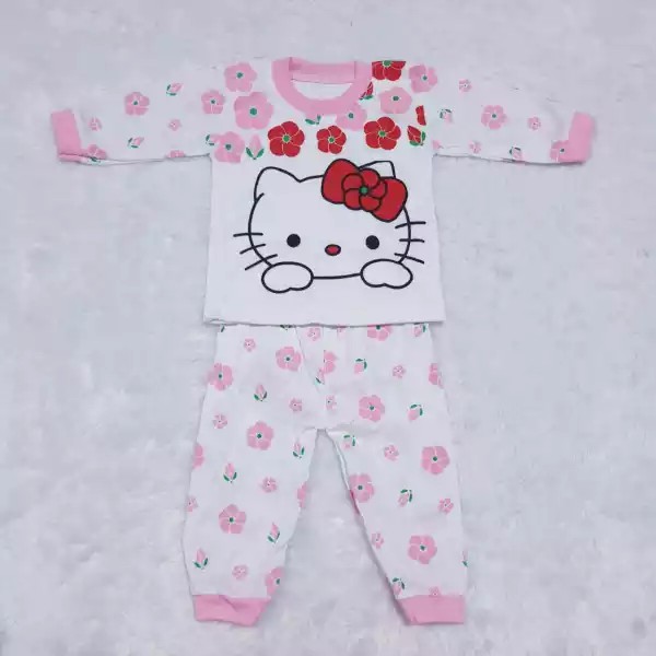 Piyama Anak  ukuran 3 - 12 Bulan / Baju Tidur Anak / Setelan Baju Tidur Panjang / Baby Alicia