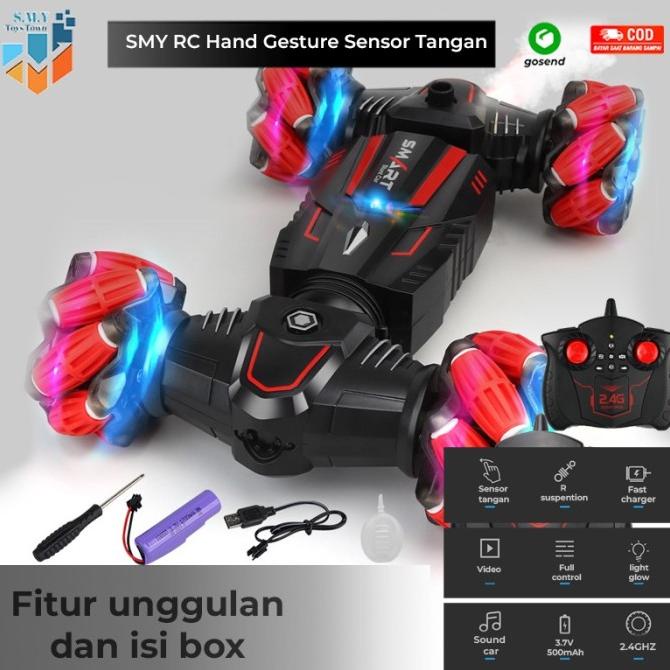 TERBARU RC HAND GESTURE SENSOR TANGAN MAINAN MOBIL REMOTE CONTROL OFFROAD SALE