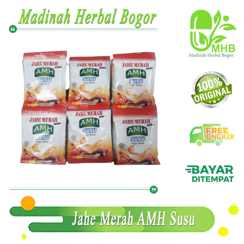 

AMH Mix JAHE + SUSU Habbatusauda AMH Mix Plus Ginseng 10 Sachet