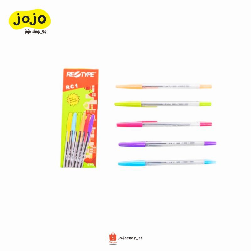 

Ballpoin | Pena | Pulpen RETYPE RC1 Product Body Crystal (12pcs)