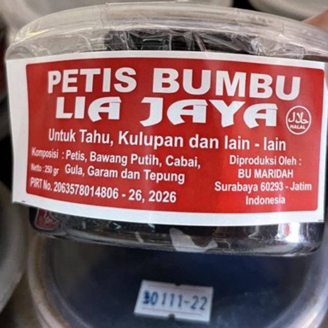 

Petis bumbu Lia Jaya, Petis tahu Lia Jaya Petis siap makan oleh oleh surabaya sidoarjo petis udang petis asli surabaya