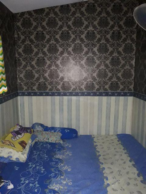 Roll Wallborder Sticker Border Dinding List Tembok Wallpaper Stiker  Motif Bunga Anak Shabby