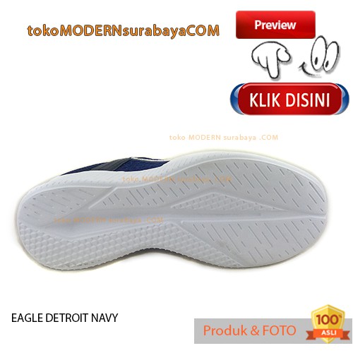 EAGLE DETROIT NAVY Sepatu Pria Olahraga Sepatu Running kets Sneakers