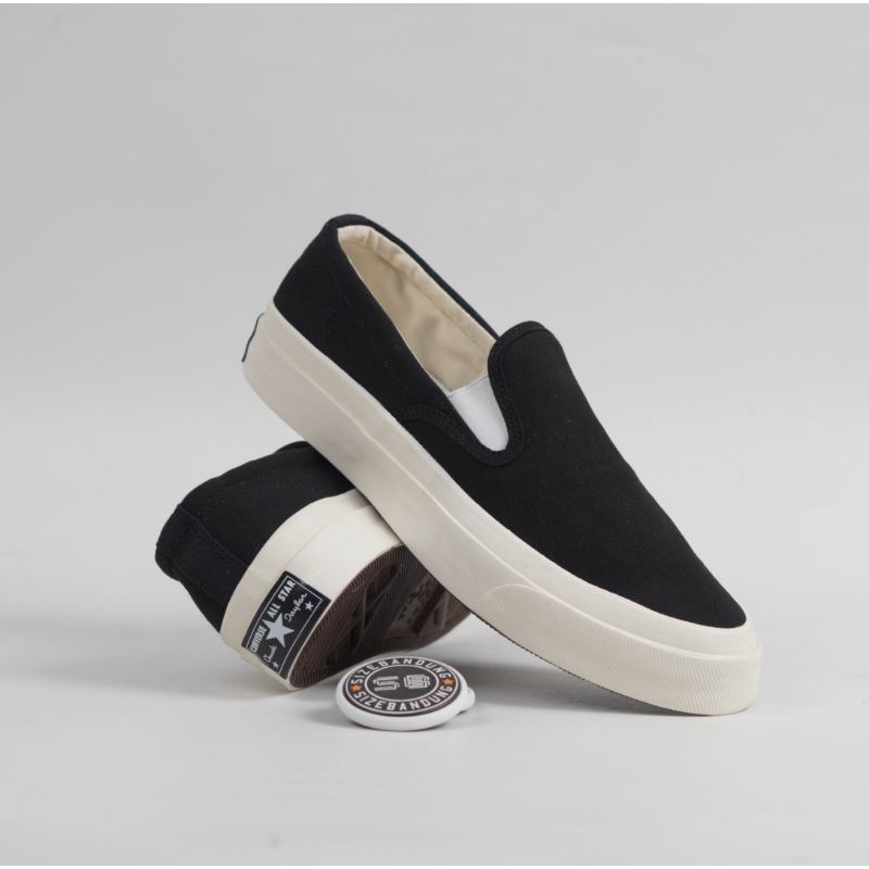 Sepatu Converse Deck Star 67 Slip On Black