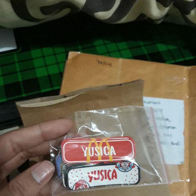 Fast Food Custom Sticker Name