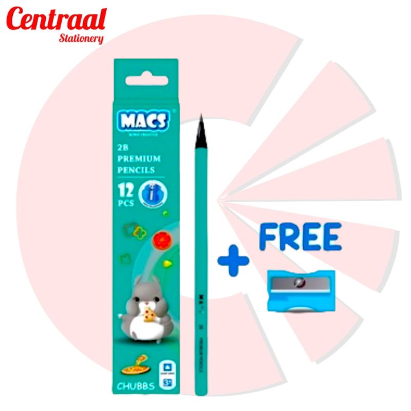 

Pensil 2B Macs Chubbs /12