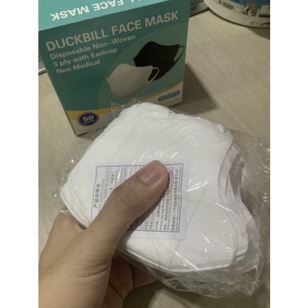 Masker eceran duckbill non medis 3 ply alkindo face mask masker wajah dukbil non medis 3 lapis