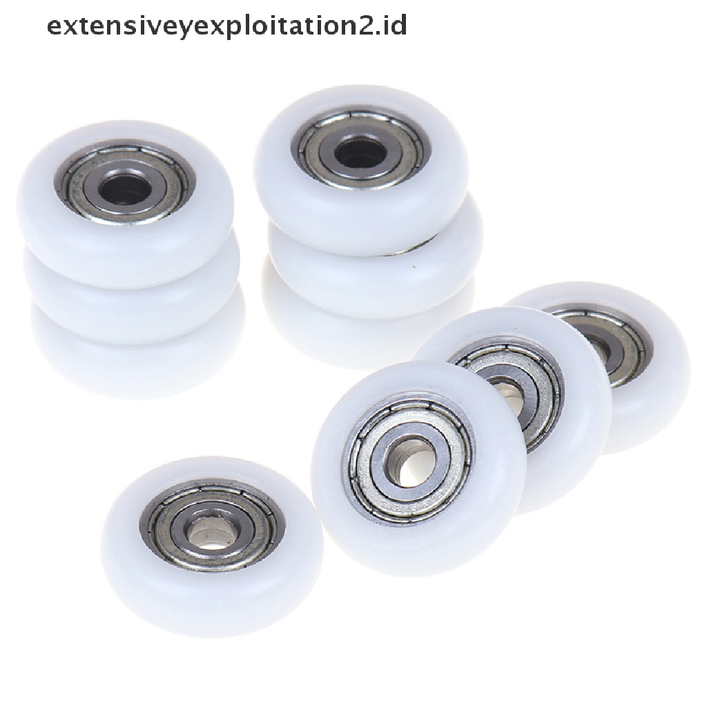 2per5/10pcs Roda Pintu Sliding Plastik Rollers Replacement
