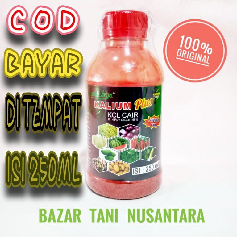 Kcl Cair Kalium Plus Cair Pupuk Buah Cair Free Klorin Pupuk Masa Pembuahan Shopee Indonesia