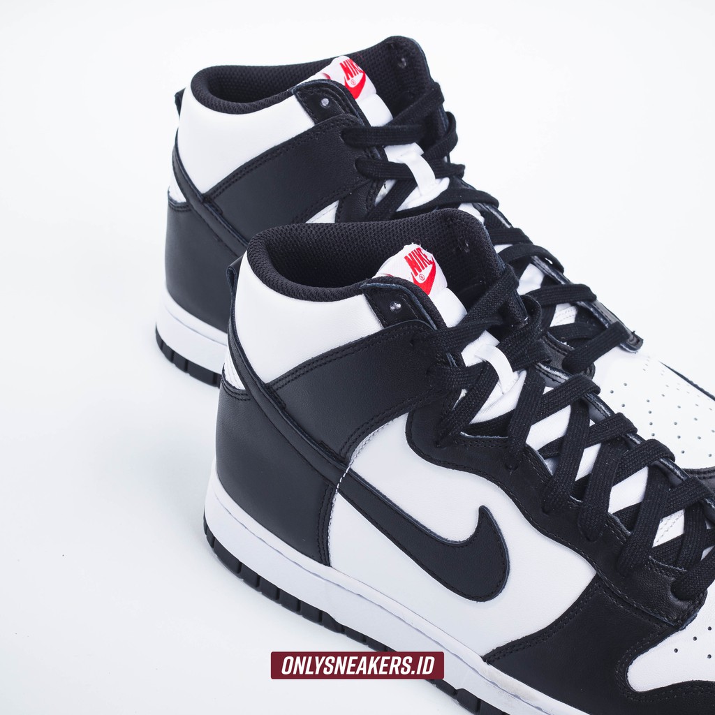dunk black and white high